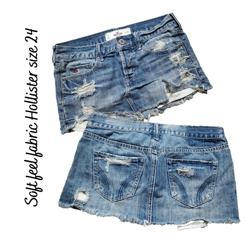 RARE HOLLISTER AUTHENTIC CLOTHING DISTRESSED JEAN